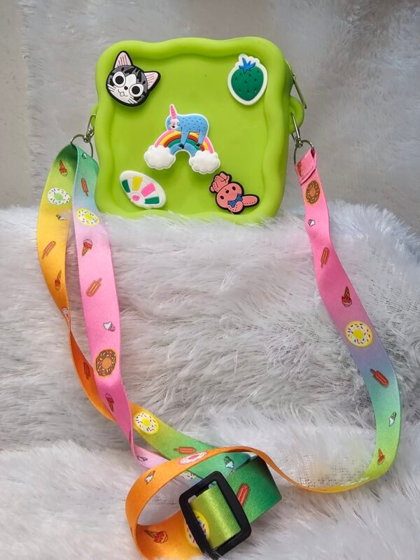 Silicon square sling bag - Image 4