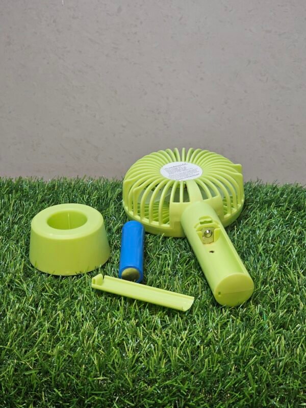 Rechargable Handy Fan (green) - Image 2