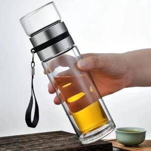 Infuser bottel glass 2in 1