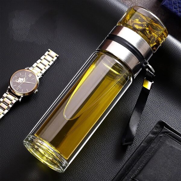 Infuser bottel glass 2in 1 - Image 2