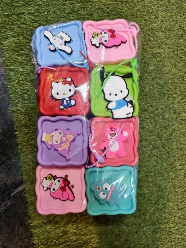 Cartoon silicon pouch small