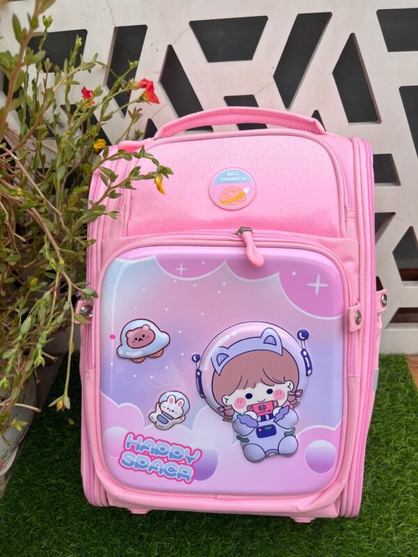 6961- Large school bag hard cover
