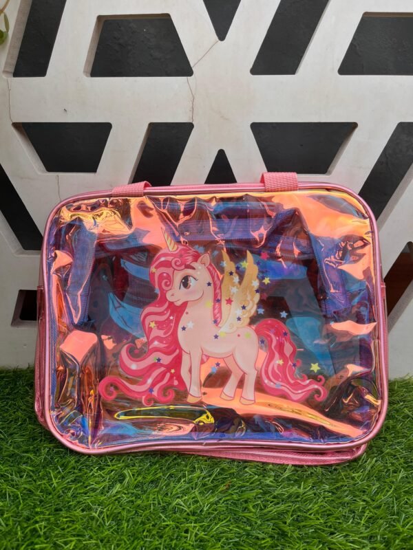 Square small holographic bag- unicorn - Image 3