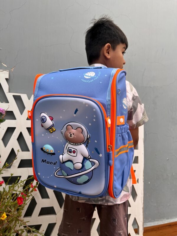 6077- hard cover school bag small - Image 3