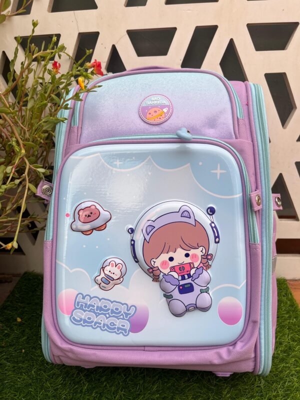 6961- Large school bag hard cover - Image 2