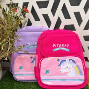 6906- school bags -unicorn print