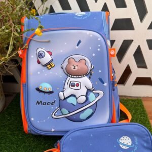6077- hard cover school bag small