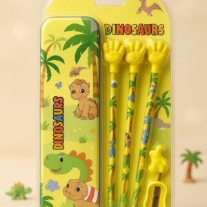 Pencil set with compass box