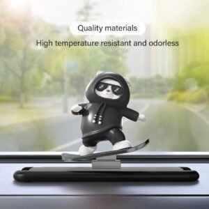 Sliding panda holder for car