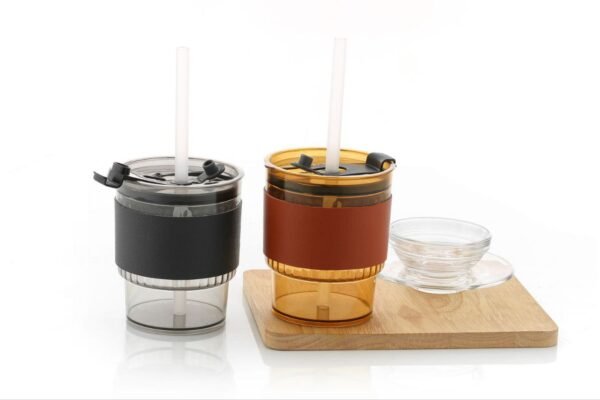 Bamboo joint glass cup - Image 3