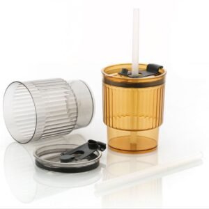 Bamboo joint glass cup