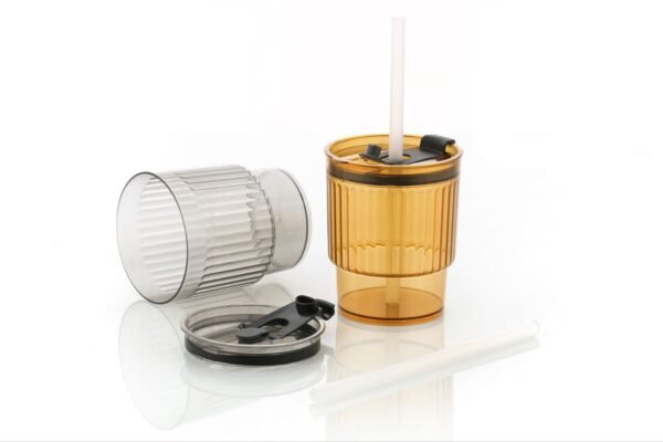 Bamboo joint glass cup