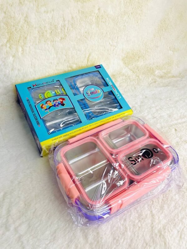 Partition Steel Lunch box - 2560 - Image 4