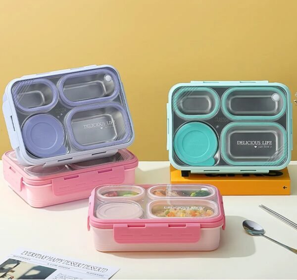 Individual Steel Lunch box - 7099