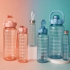 Transparent Bottle - 2lt (set of 3)