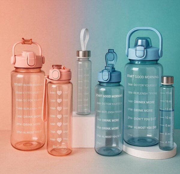 Transparent Bottle - 2lt (set of 3)