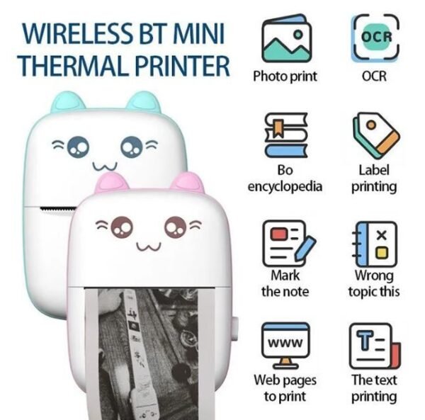 Portable Mini Printer - Image 3
