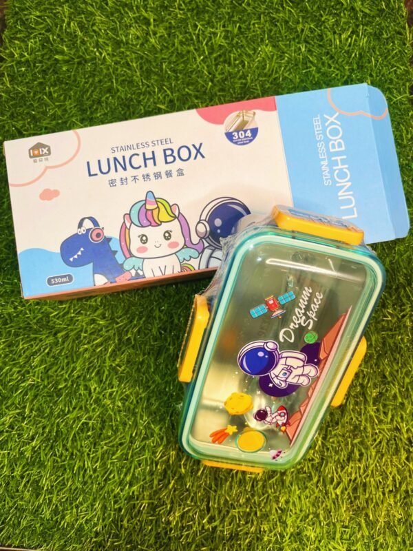 2535-Stanless steel lunch box - small - Image 3