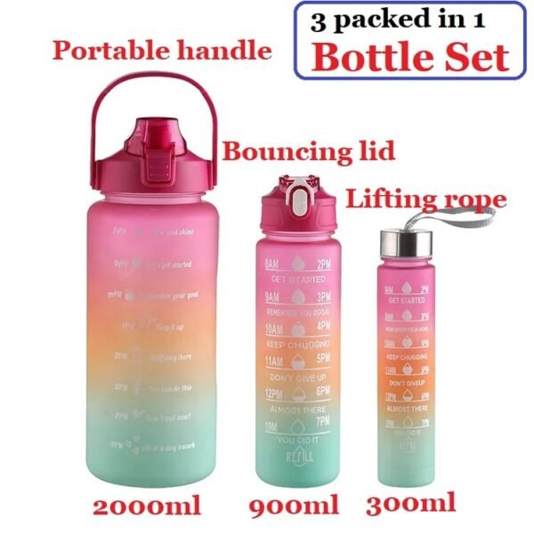 Rainbow bottle( set of 3) - Image 3