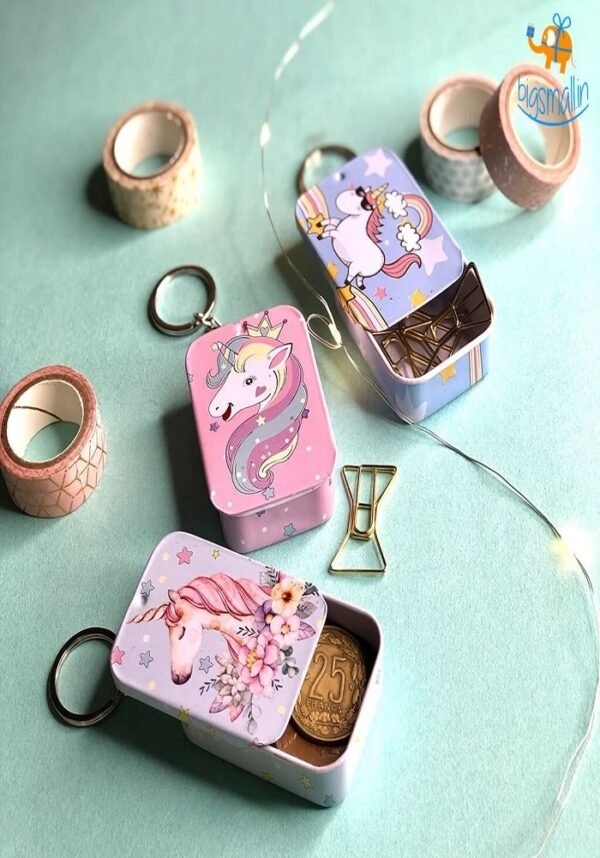 Metal coin box keychain - Image 2