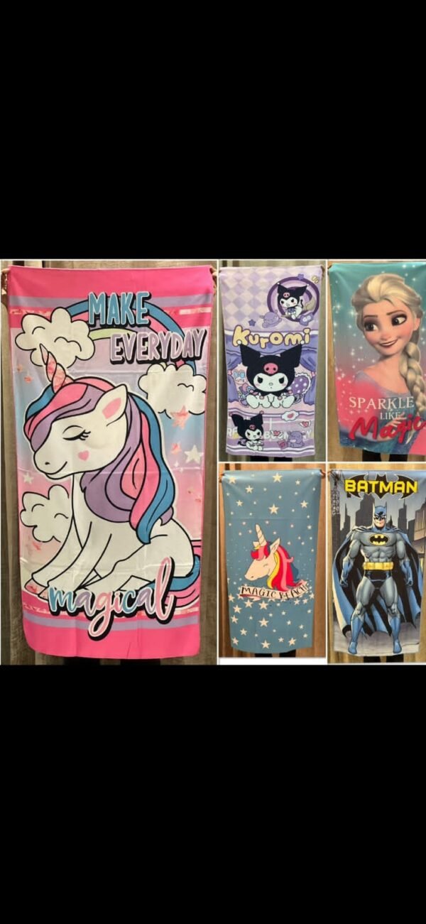 Cartoon printed baby Towel