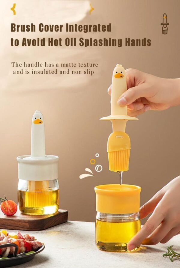 2 in 1 silicon duck oil brush - Image 5