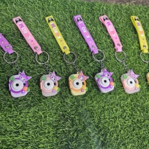 Kuromi camera keychain with belt